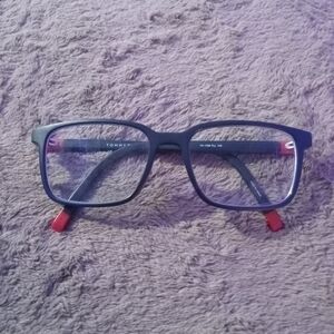 Tommy Hilfiger Black and Red Glasses